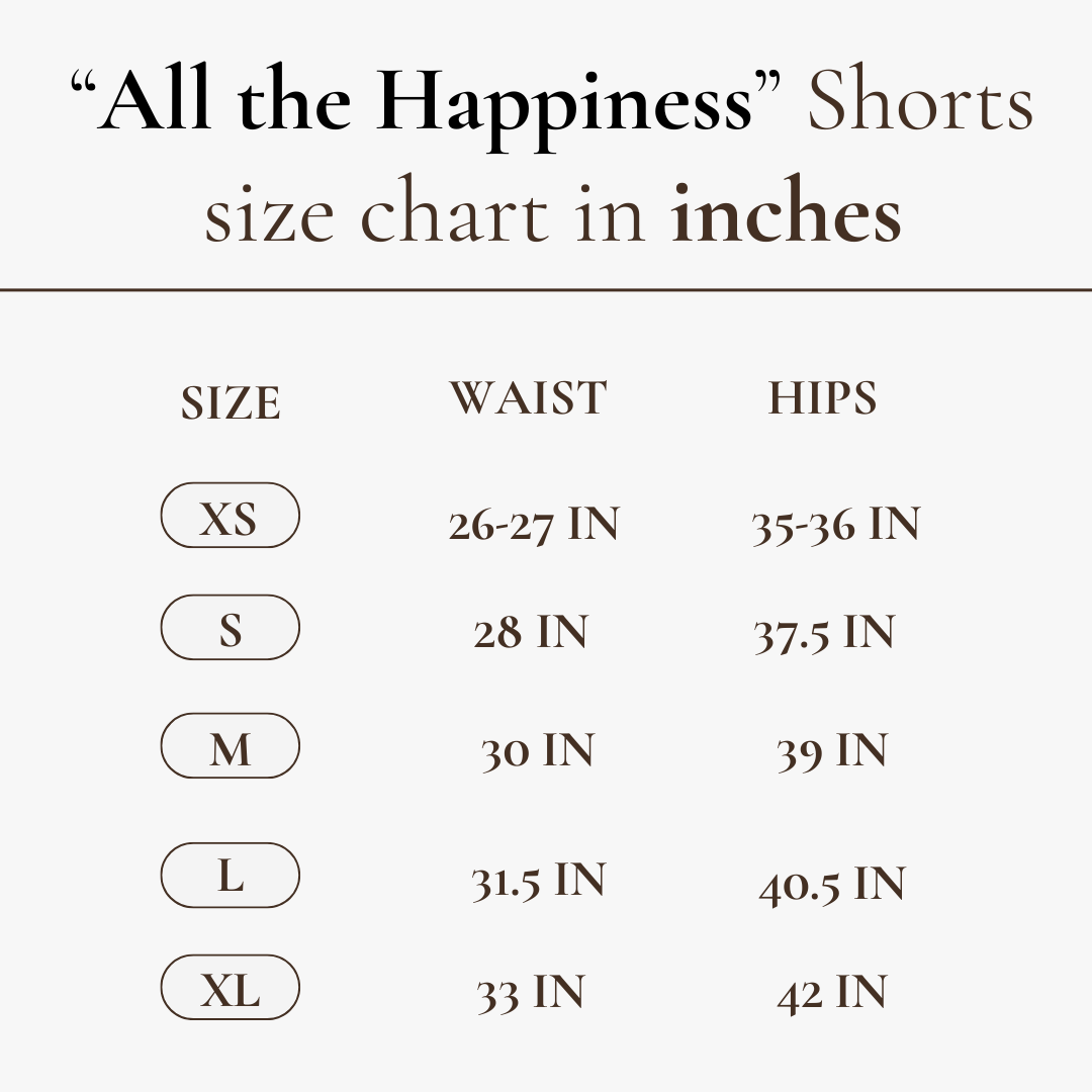 All the Happiness High-Rise Shorts in Catnip Trip Print