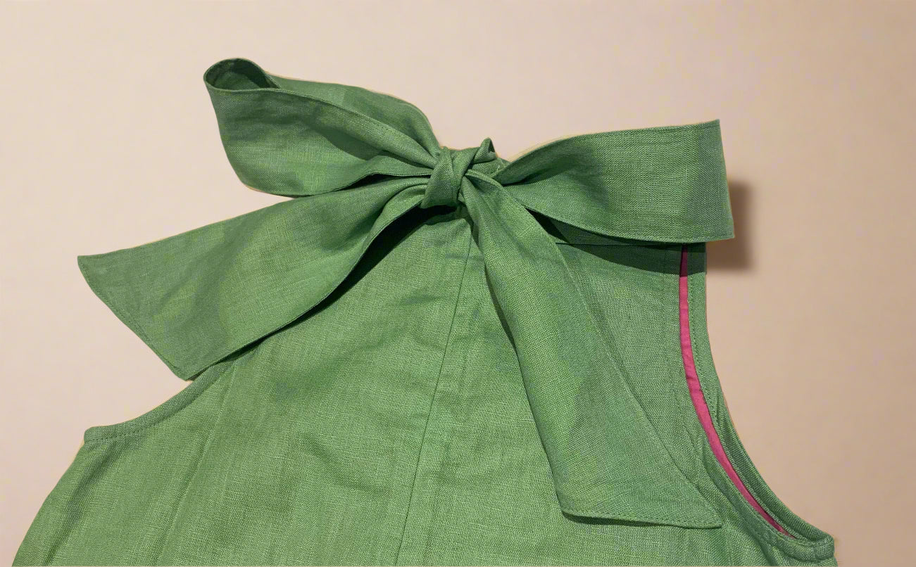 Aperitivo Dress in Pistachio with BOW