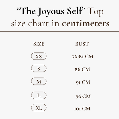 The Joyous Self Top in Brightscape Print