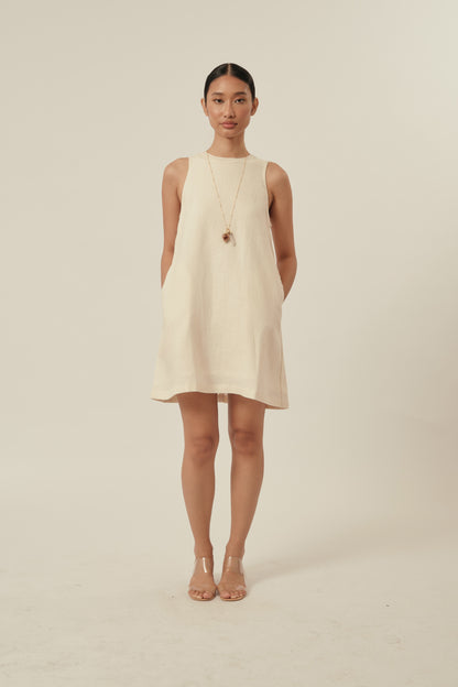 Aperitivo Dress in Eggshell