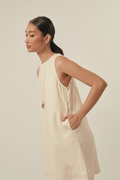 Aperitivo Dress in Eggshell